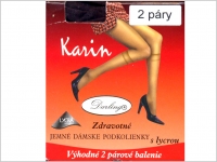 Podkolienky KARIN zdravotné s lycrou