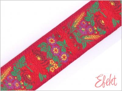 Stuha krojová červená 68 mm