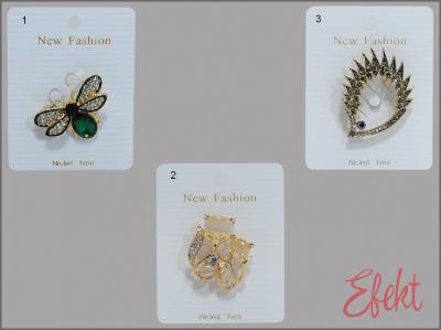 Brošňa s kamienkami