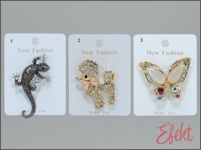 Brošňa s kamienkami